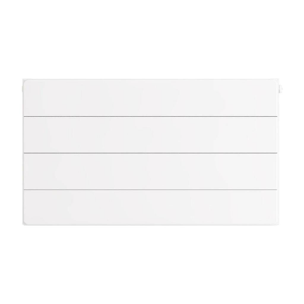 Flat Cover Plate with Lines 400 x 700 Gloss White