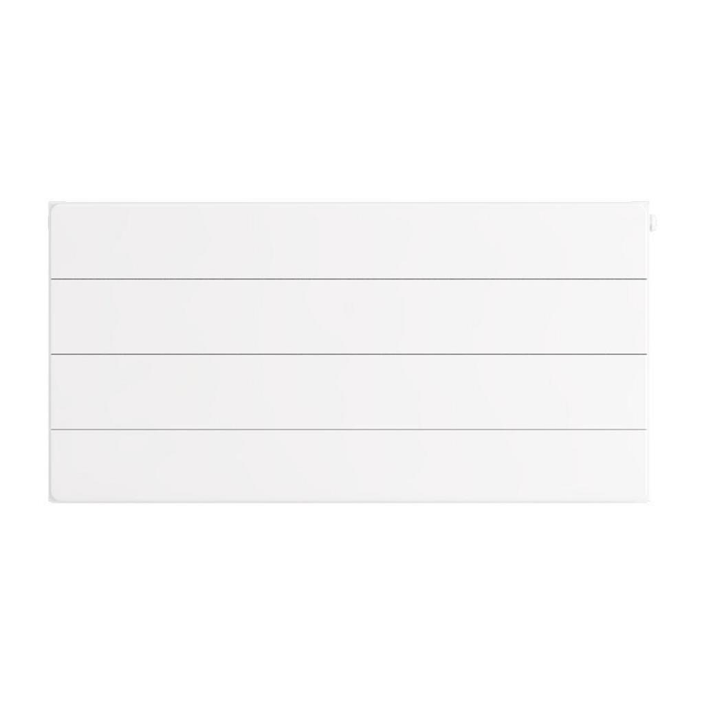 Flat Cover Plate with Lines 400 x 800 Gloss White