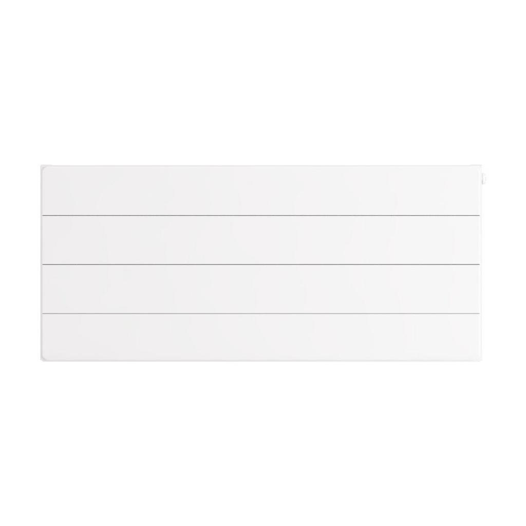 Flat Cover Plate with Lines 400 x 900 Gloss White