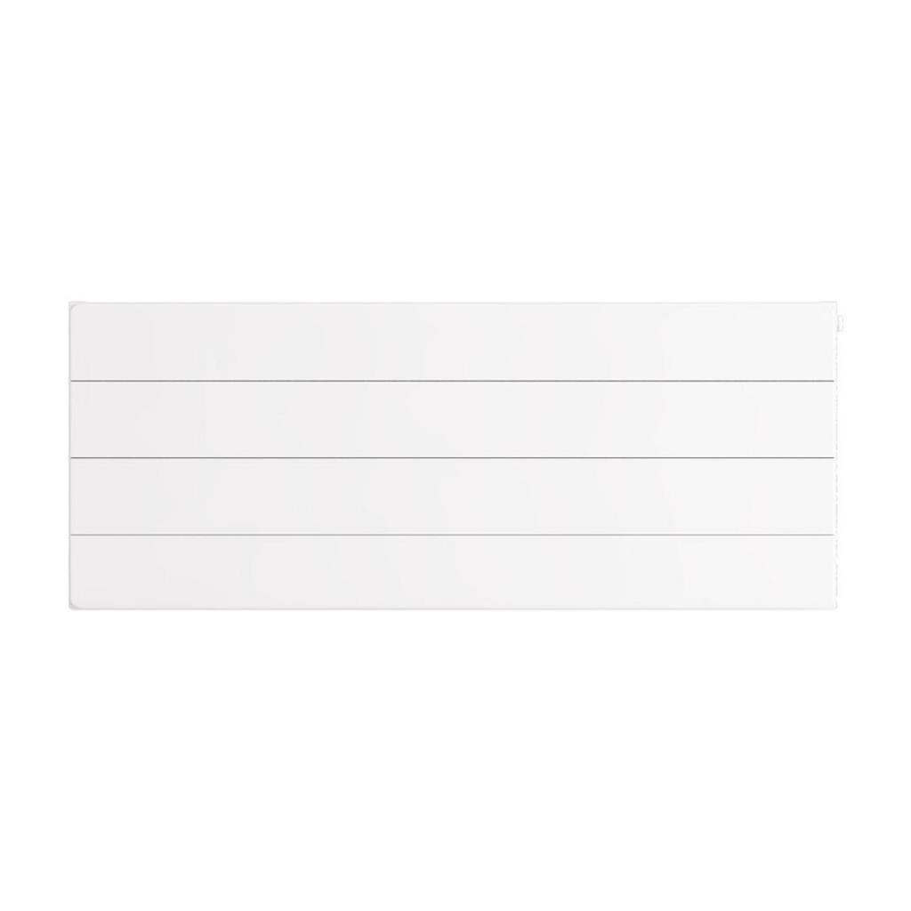 Flat Cover Plate with Lines 400 x 1000 Gloss White