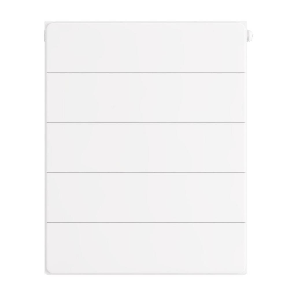 Flat Cover Plate with Lines 500 x 400 Gloss White