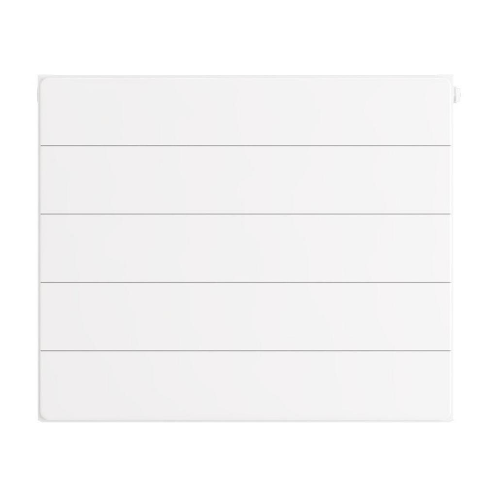 Flat Cover Plate with Lines 500 x 600 Gloss White
