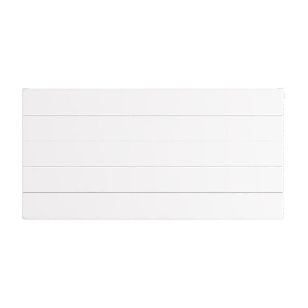 Flat Cover Plate with Lines 500 x 1000 Gloss White