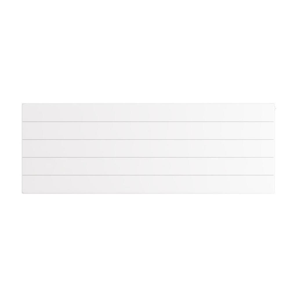 Flat Cover Plate with Lines 500 x 1400 Gloss White