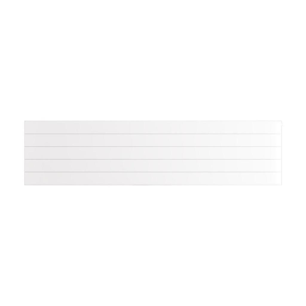 Flat Cover Plate with Lines 500 x 2000 Gloss White