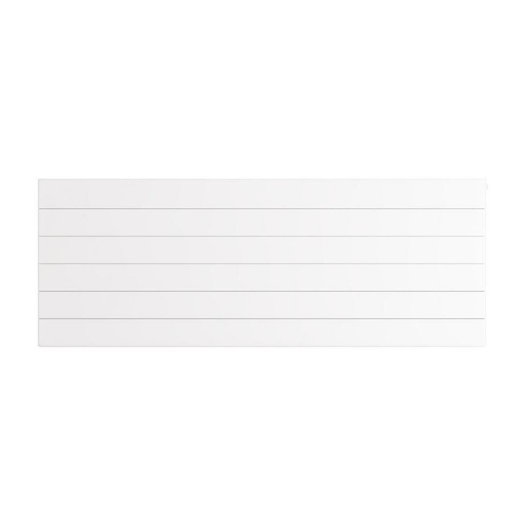Flat Cover Plate with Lines 600 x 1600 Gloss White