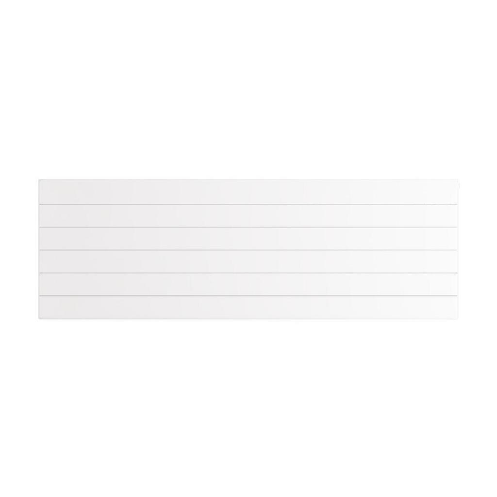 Flat Cover Plate with Lines 600 x 1800 Gloss White