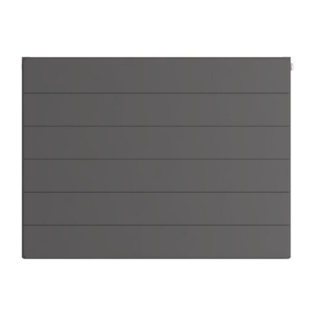 Flat Cover Plate with Lines 600 x 800 Matt Anthracite