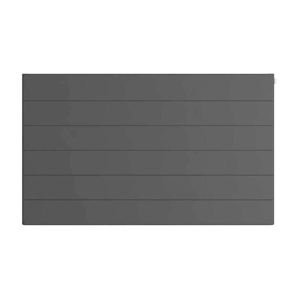 Flat Cover Plate with Lines 600 x 1000 Matt Anthracite