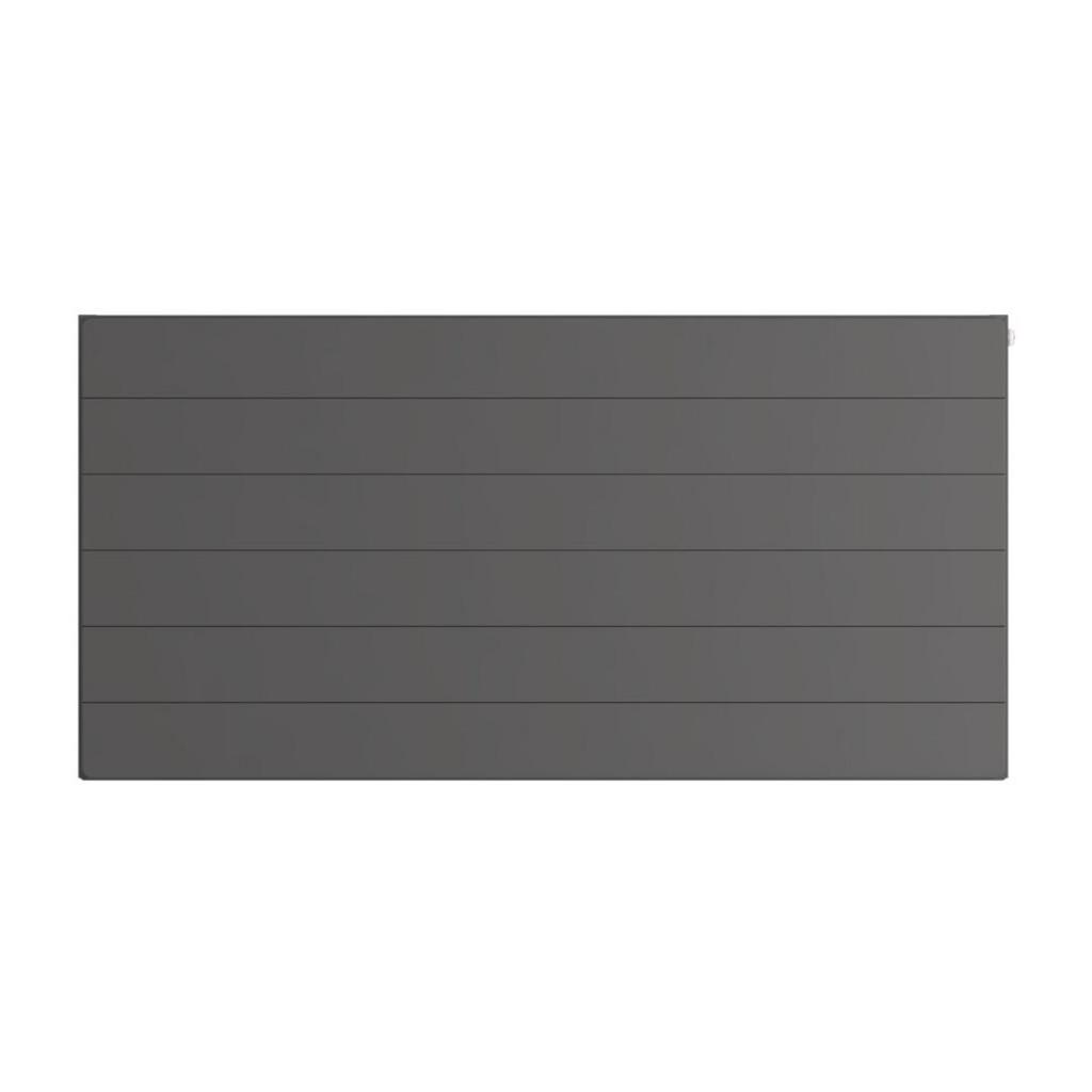 Flat Cover Plate with Lines 600 x 1200 Matt Anthracite