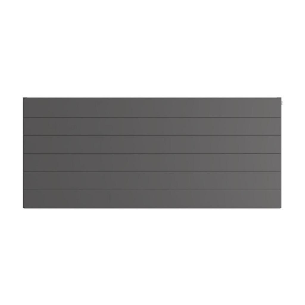 Flat Cover Plate with Lines 600 x 1400 Matt Anthracite
