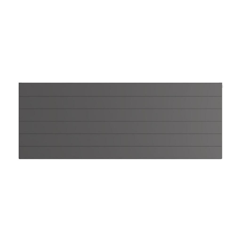 Flat Cover Plate with Lines 600 x 1600 Matt Anthracite