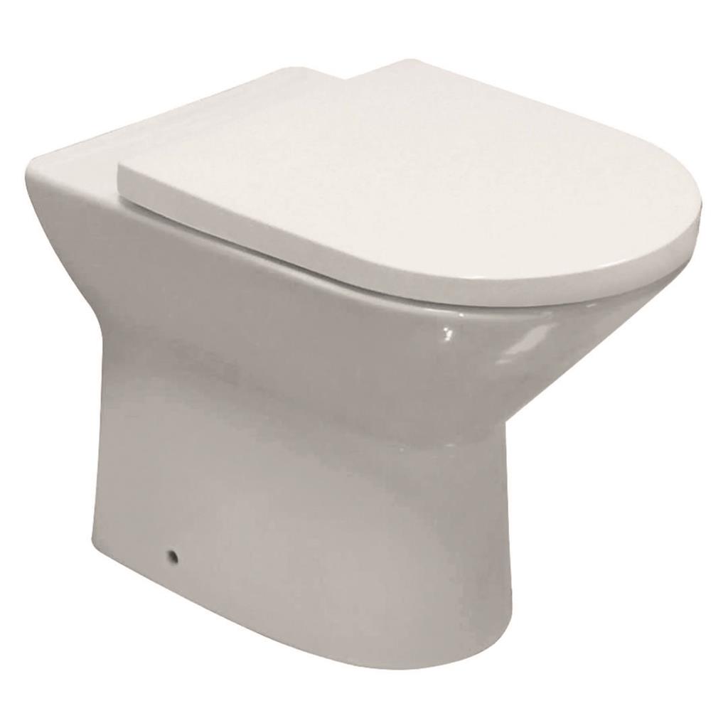 Croxley Back To Wall Eco Vortex WC Pan with Fixings - White