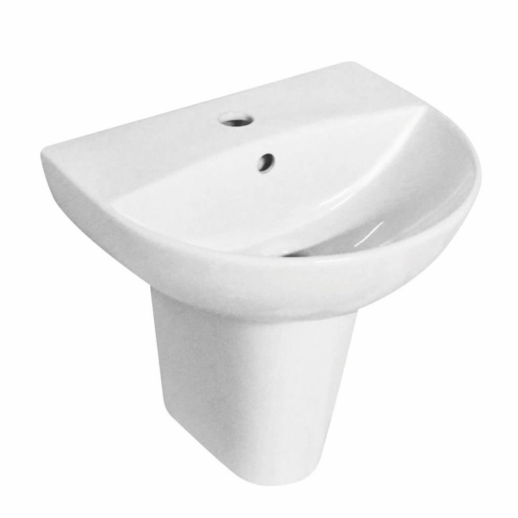 Osterley 45cm x 36cm 1 Tap Hole Ceramic Basin only - White