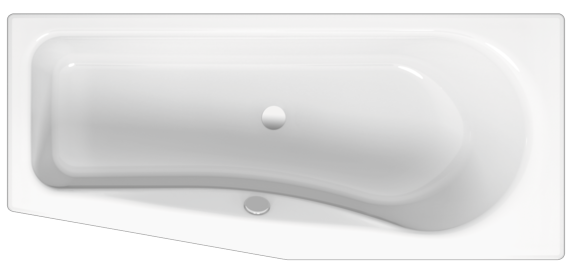  BetteLuna bathtub 2750-002 manhattan, 1700x750mm, sloping foot end left
