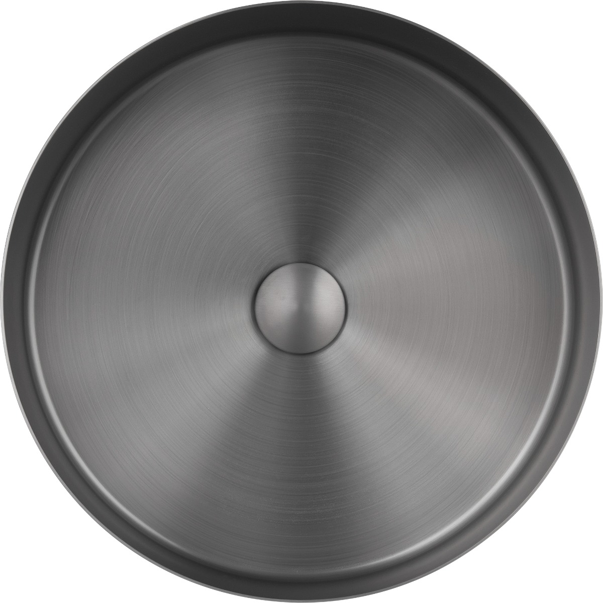 VOS Brushed Black Grade 316 Stainless Steel Counter Top Basin 1