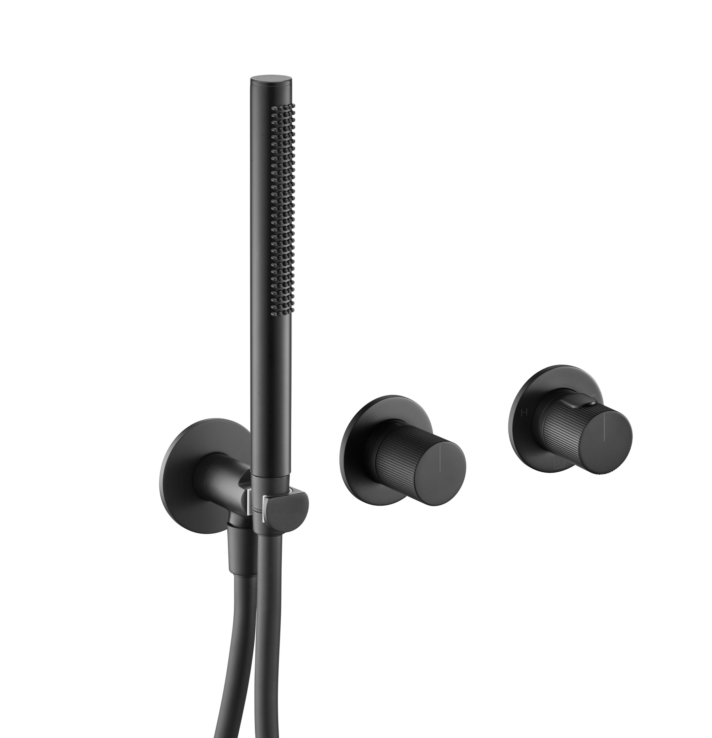 JTP - EVO Modular Thermostatic concealed 2 outlet shower valve with attached handset