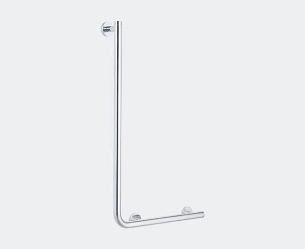 Safety Bar 90° Polished Finish Left
