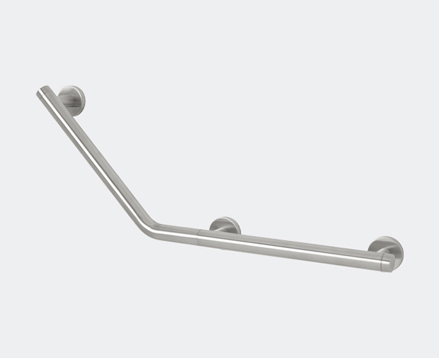 Safety Bar 135° Brushed Finish Right
