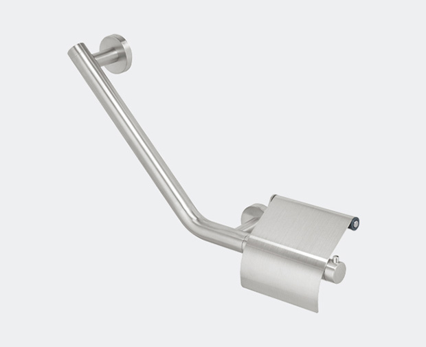 Toilet Roll Holder Brushed Finish Right