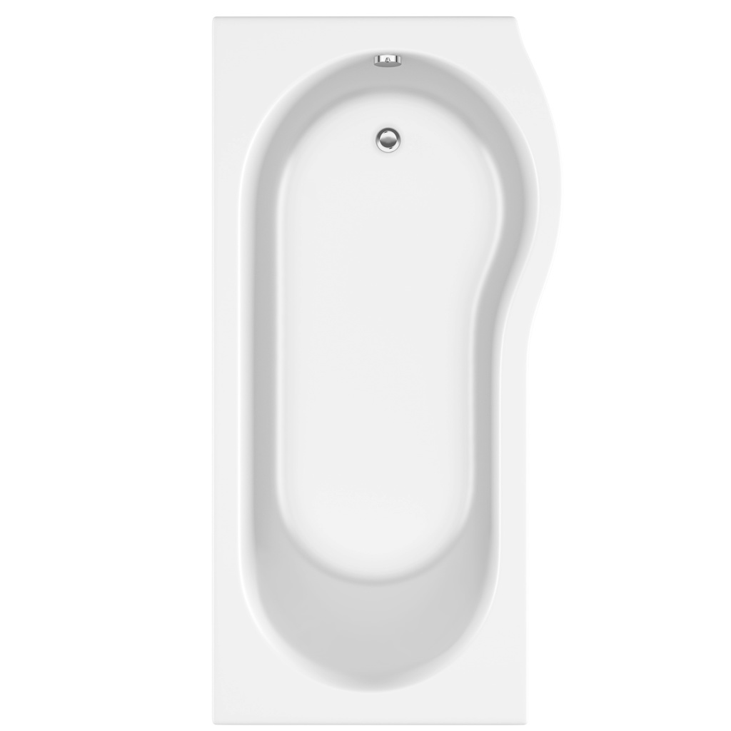  HAmore 1700 x 850 x 750mm P Shape Bath Only - Rightand