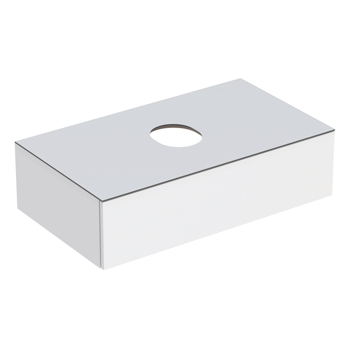 Veriform Cabinet With one Drawers 900mm - White