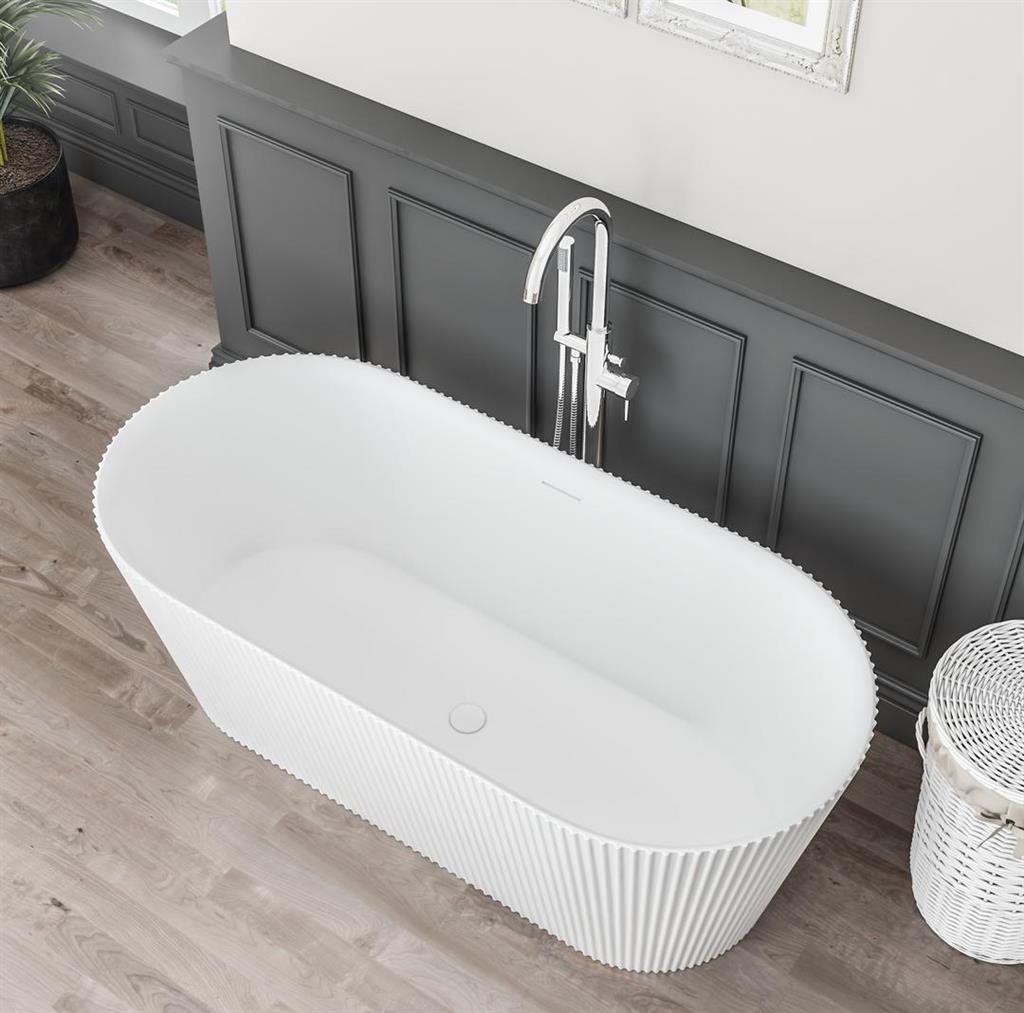 Sandford 1600x740x580mm (440mm Depth) Freestanding Bath - White