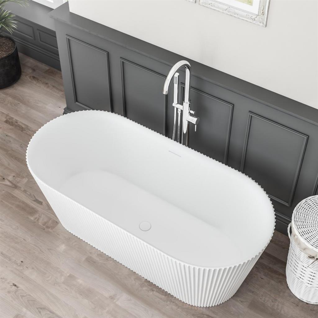 Sandford 1650x740x580mm (445mm Depth) Freestanding Bath - White