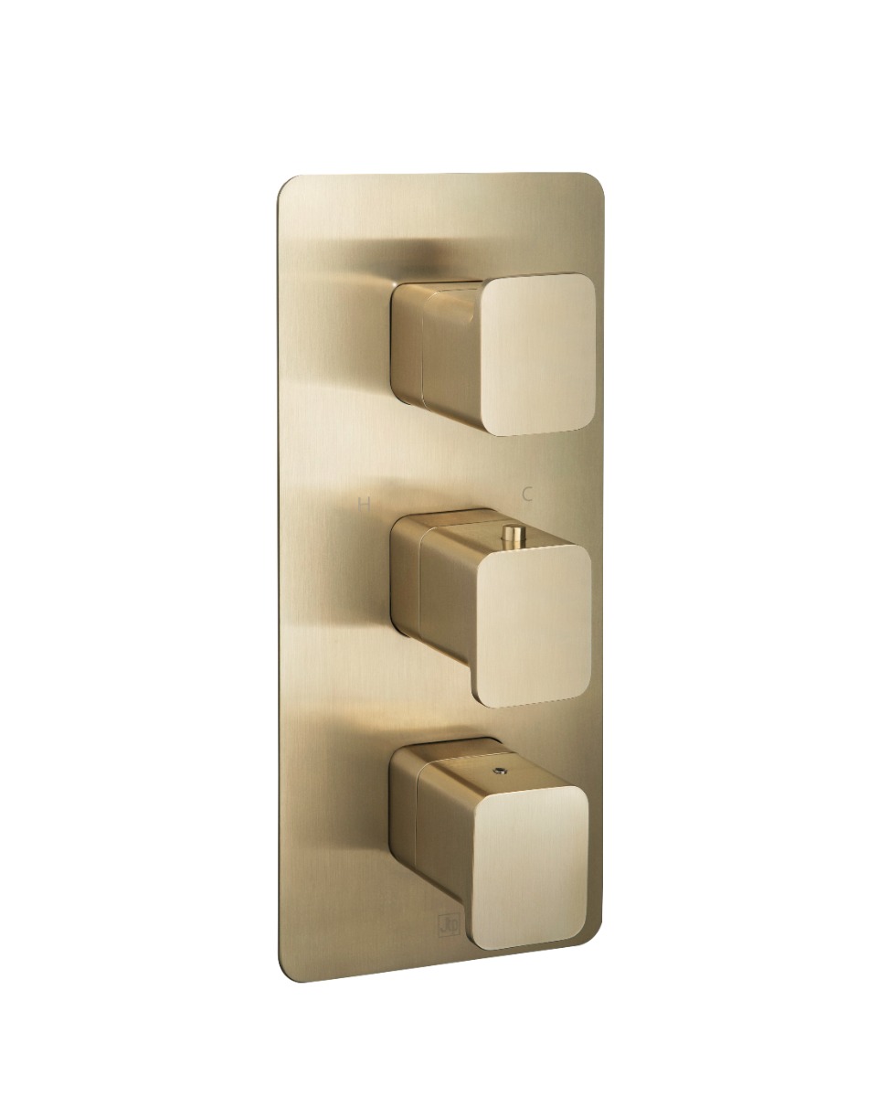 HIX Thermostatic Concealed 2 Outlet Shower Valve 4