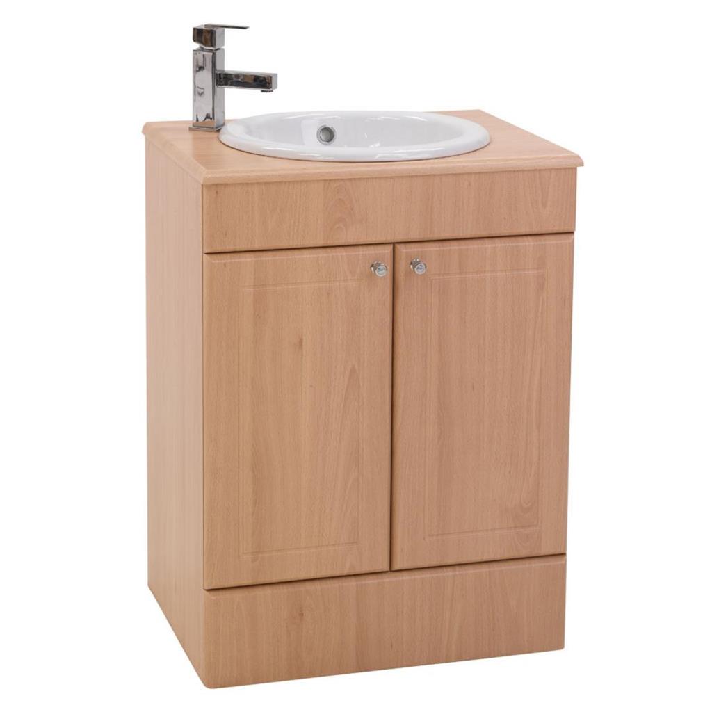 New classic 600 vanity unit Beech