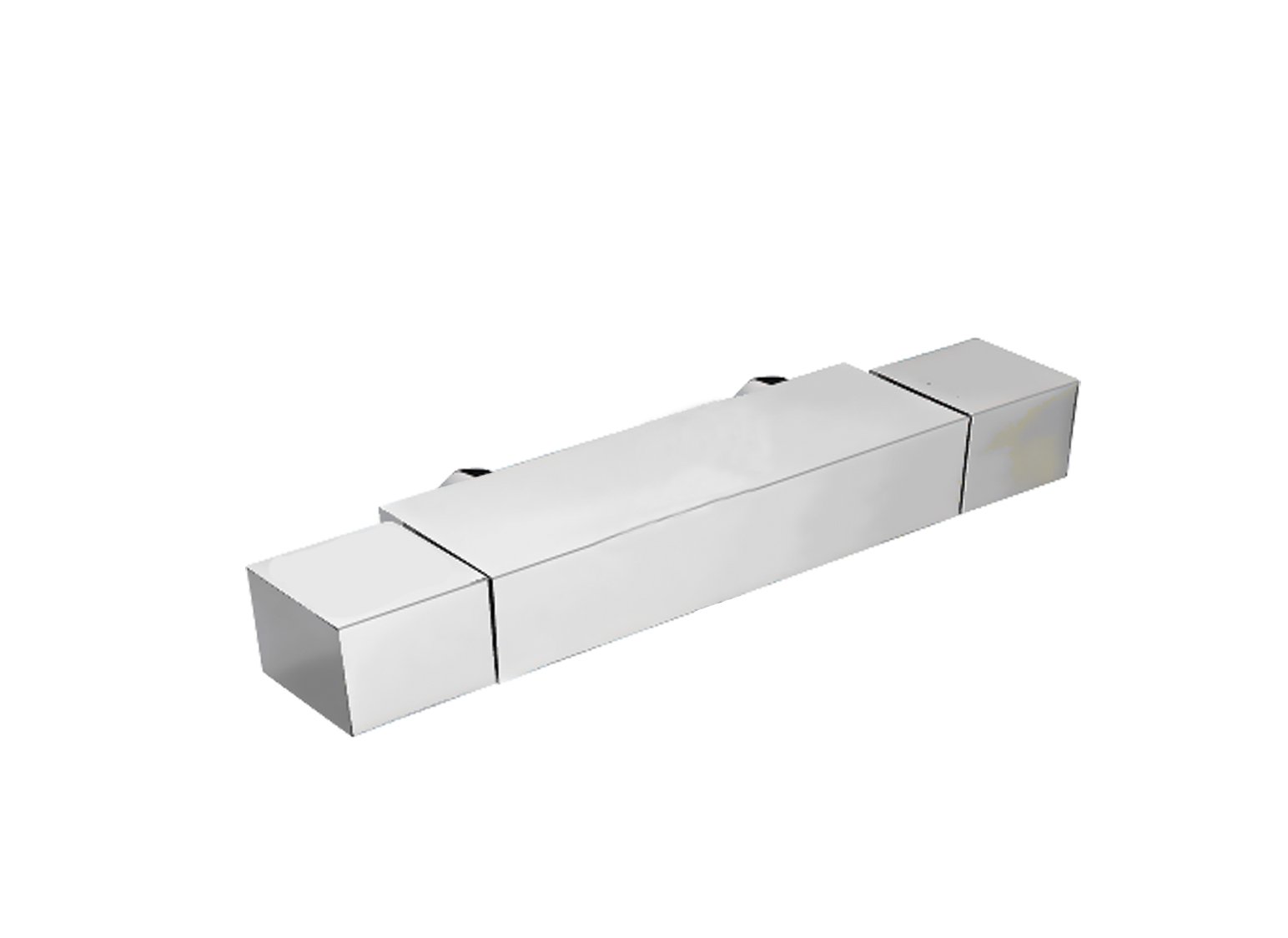 JTP - Square thermostatic bar valve