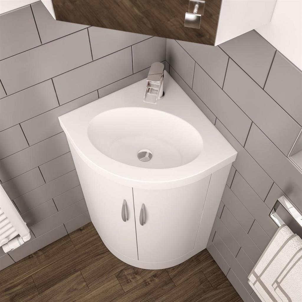 Cavone Corner Unit High Gloss White