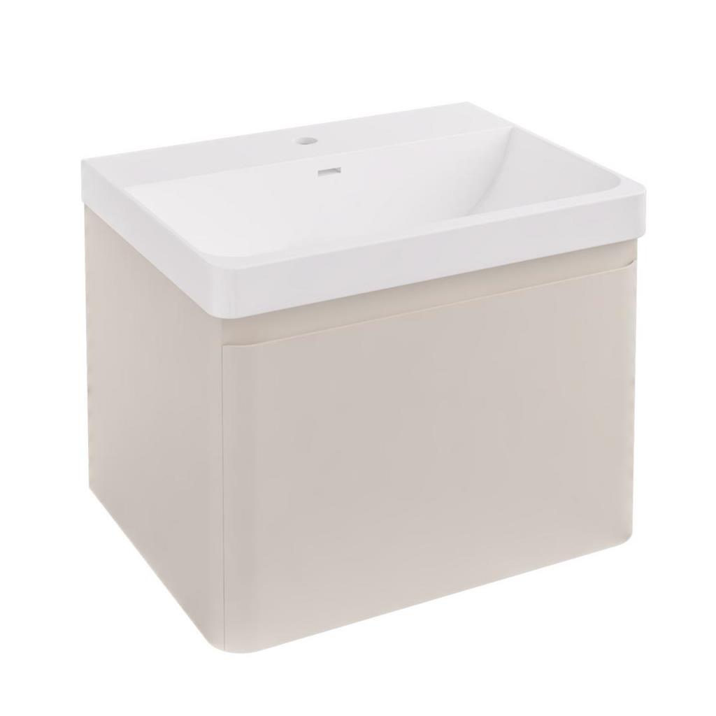 Grovely 60cm Wall Hung Unit 1 Drawer Cashmere