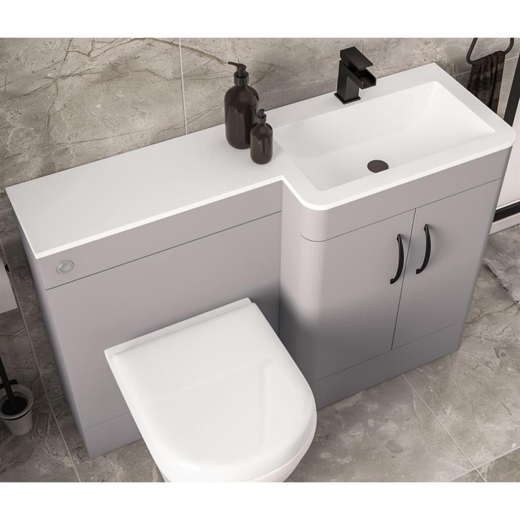 Chaddesley 120cm Polymarble Basin Top RH