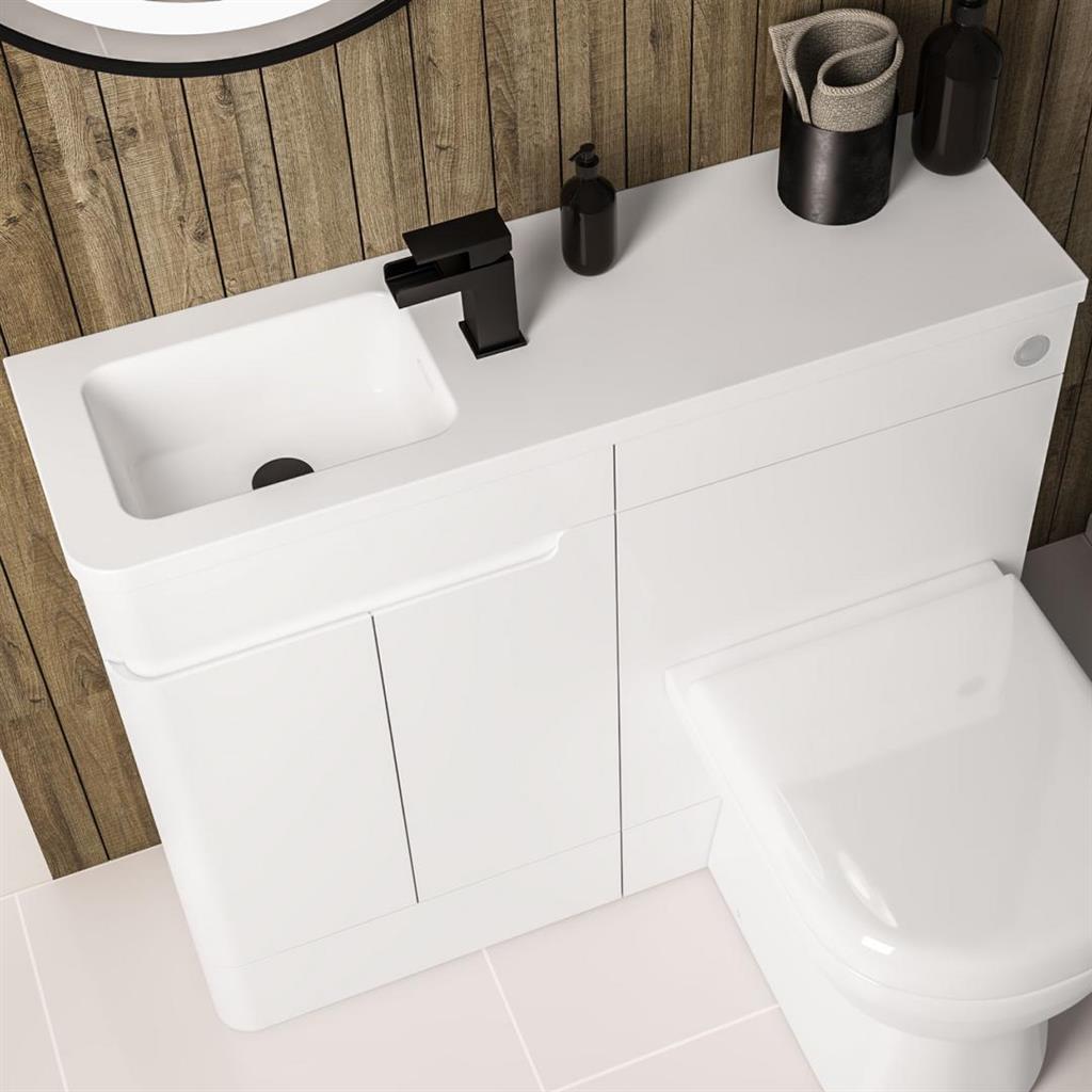 Arda 120cm Polymarble Basin Top LH