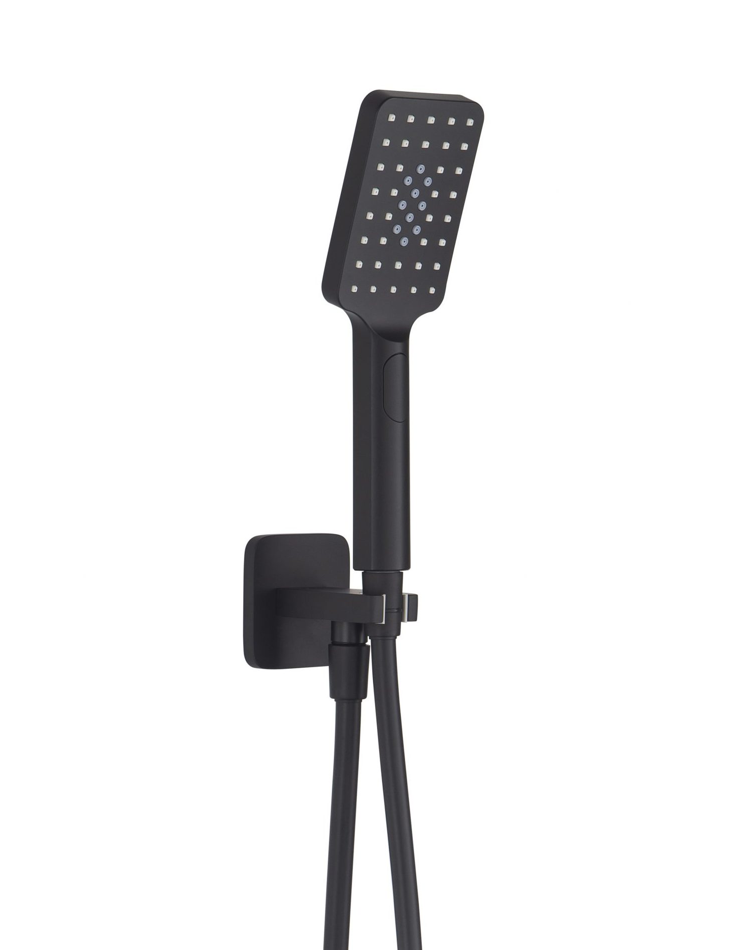 JTP - HIX Square Water Outlet with Holder, Hose and Hand Shower