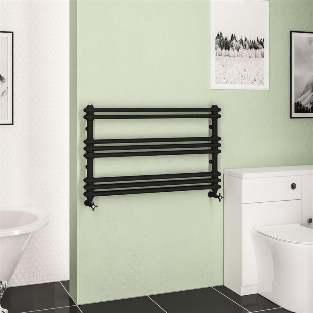 Imperia 2 Column Multirail 612 x 1000mm Matt Black
