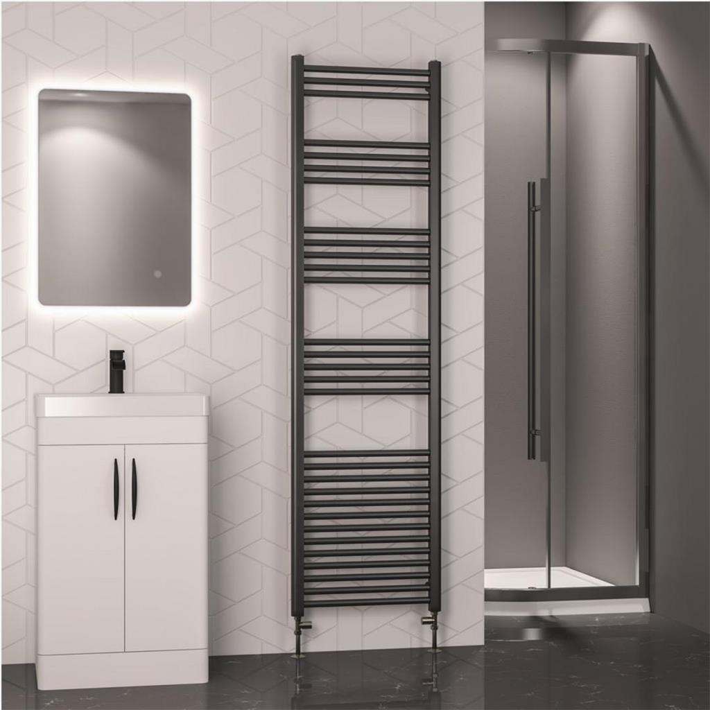 Wendover Straight Multirail 1800 x 500 Brushed Gunmetal