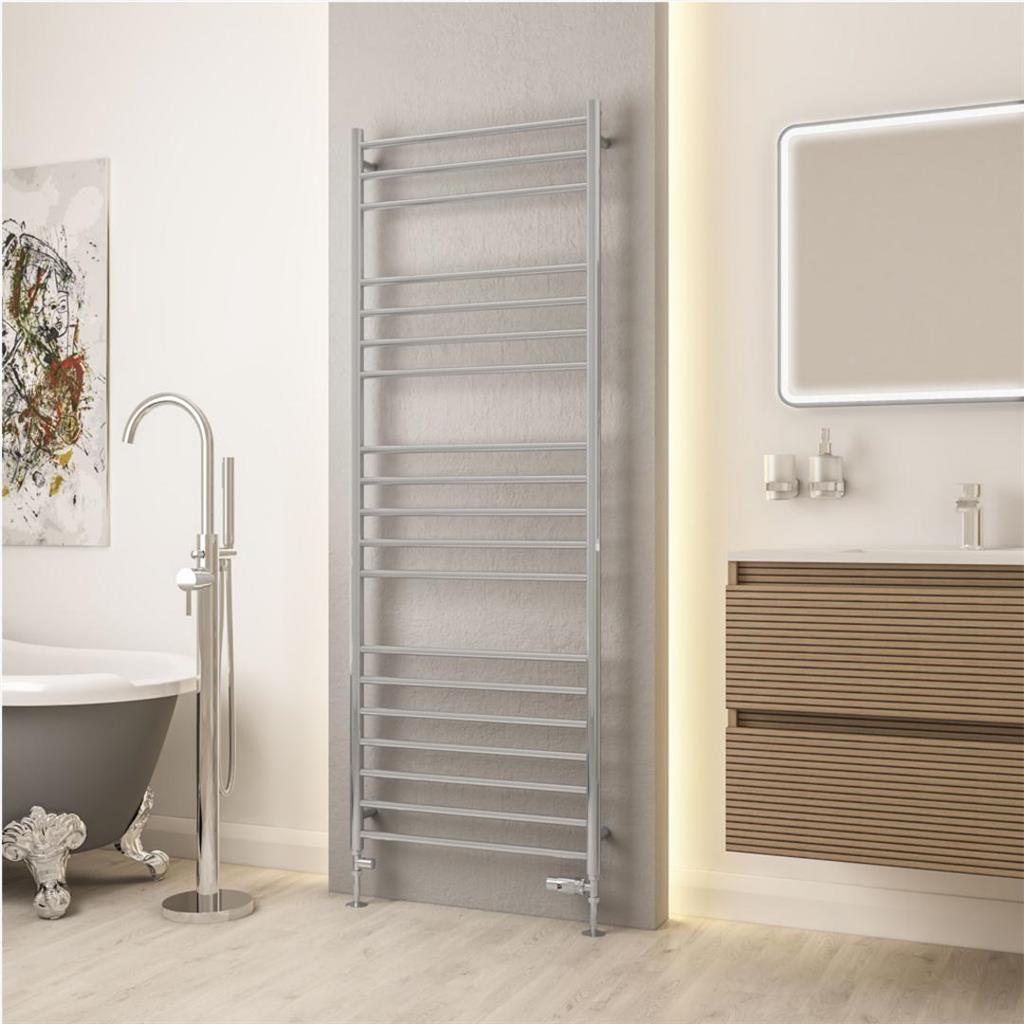 Violla II 1630 x 600 Stainless Steel Towel Rail Mirror Polished