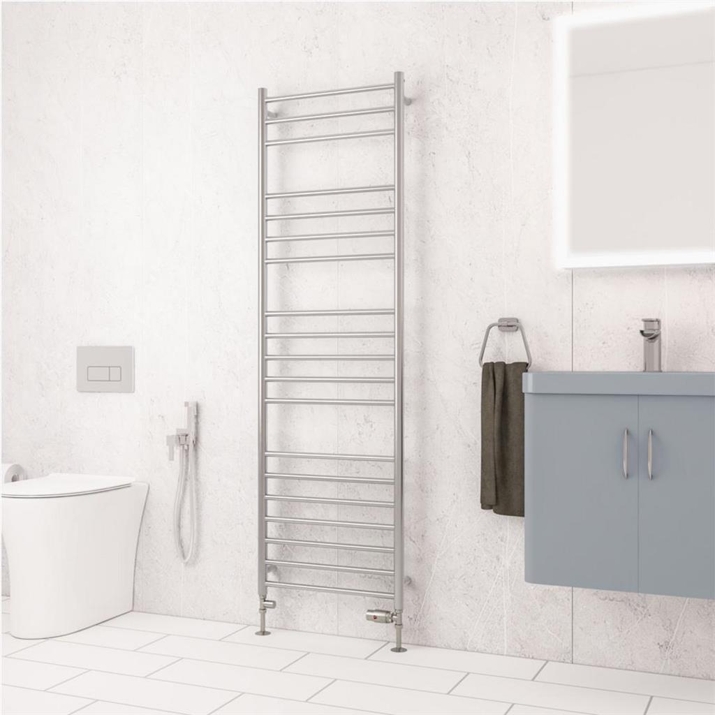 Violla II 1630 x 500 Stainless Steel Towel Rail Brushed