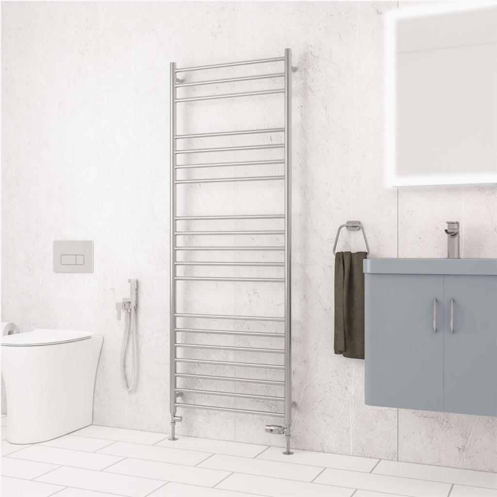 Violla II 1630 x 600 Stainless Steel Towel Rail Brushed