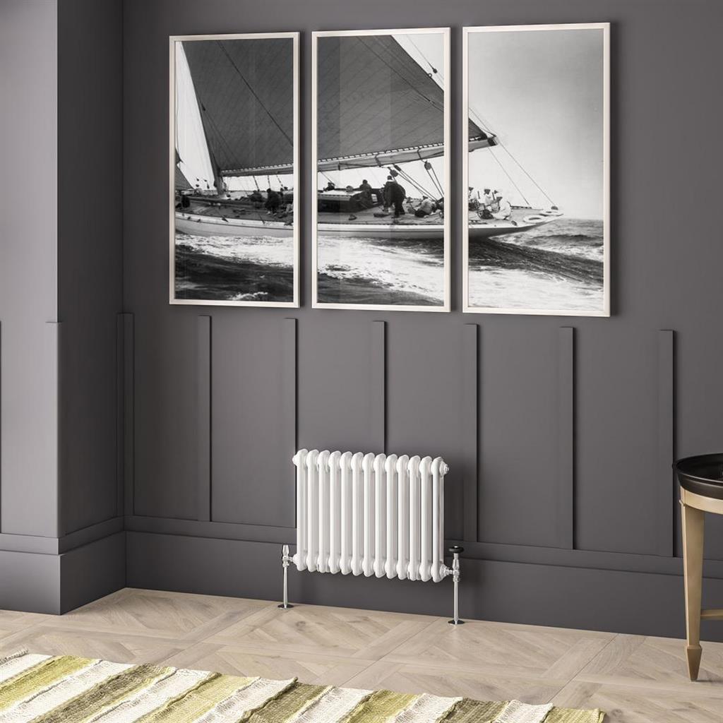 Imperia 2 Column Radiator 450 x 605mm Gloss White