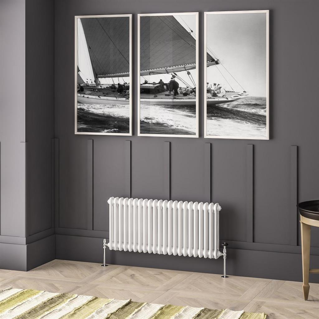 Imperia 2 Column Radiator 450 x 1010mm Gloss White