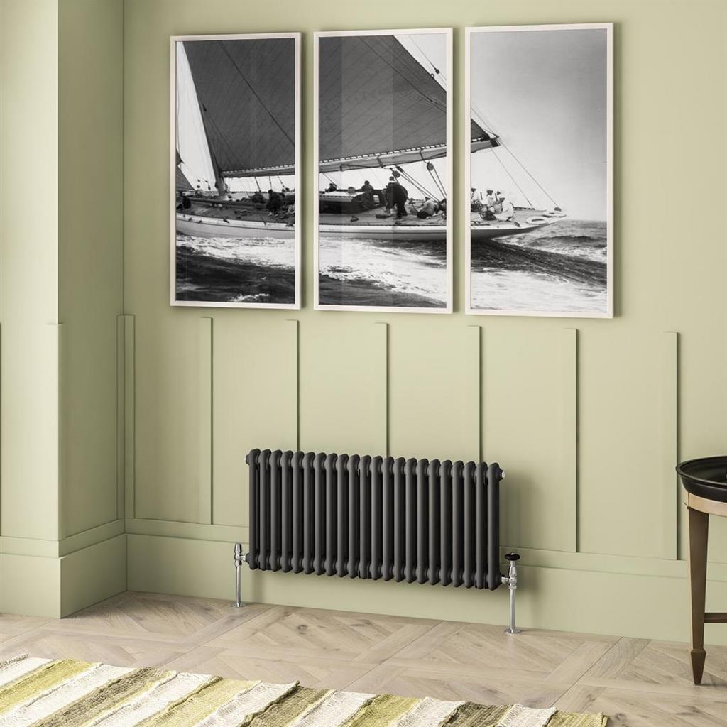 Imperia 2 Column Radiator 450 x 1010mm Matt Anthracite