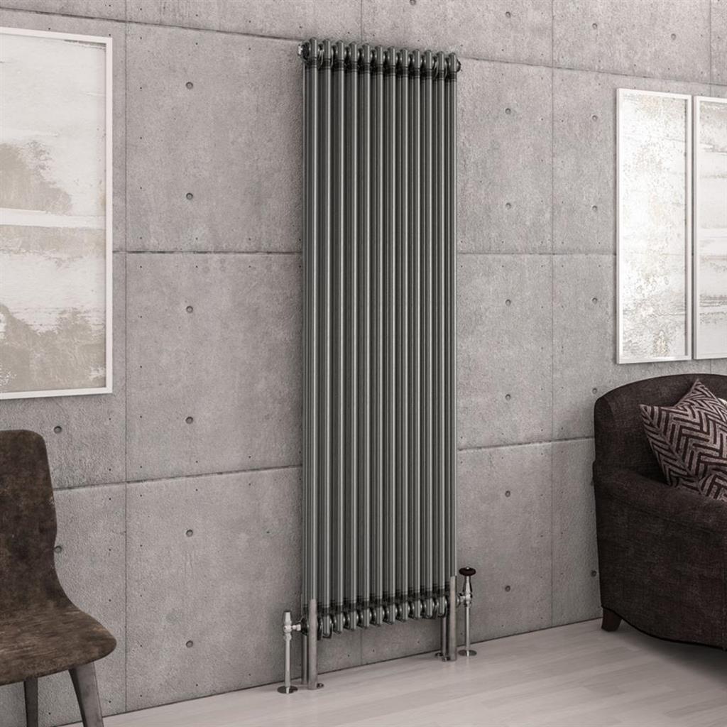 Imperia 2 Column Radiator 1800 x 560mm Bare Metal