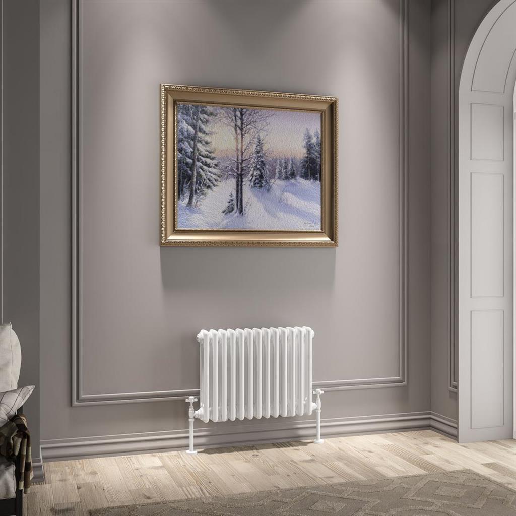 Imperia 3 Column Radiator 450 x 605mm Gloss White