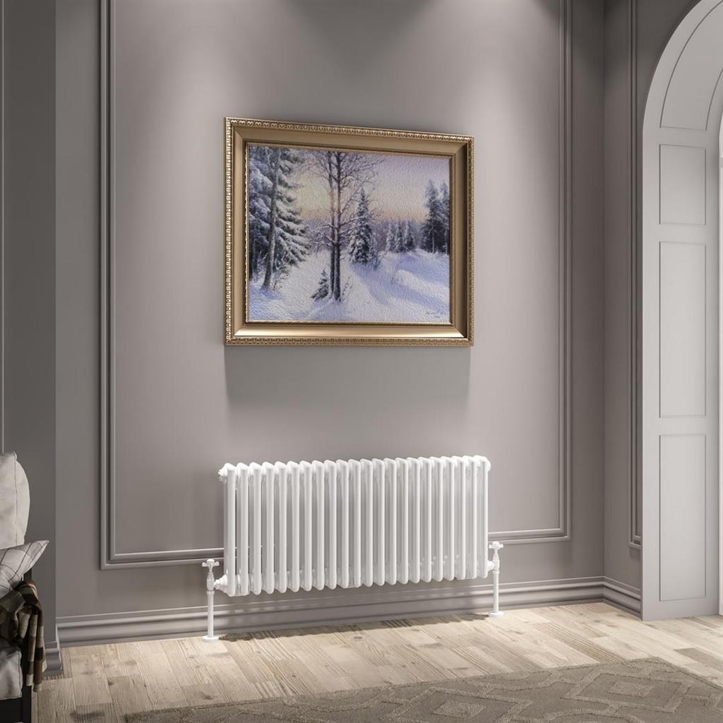 Imperia 3 Column Radiator 450 x 1010mm Gloss White