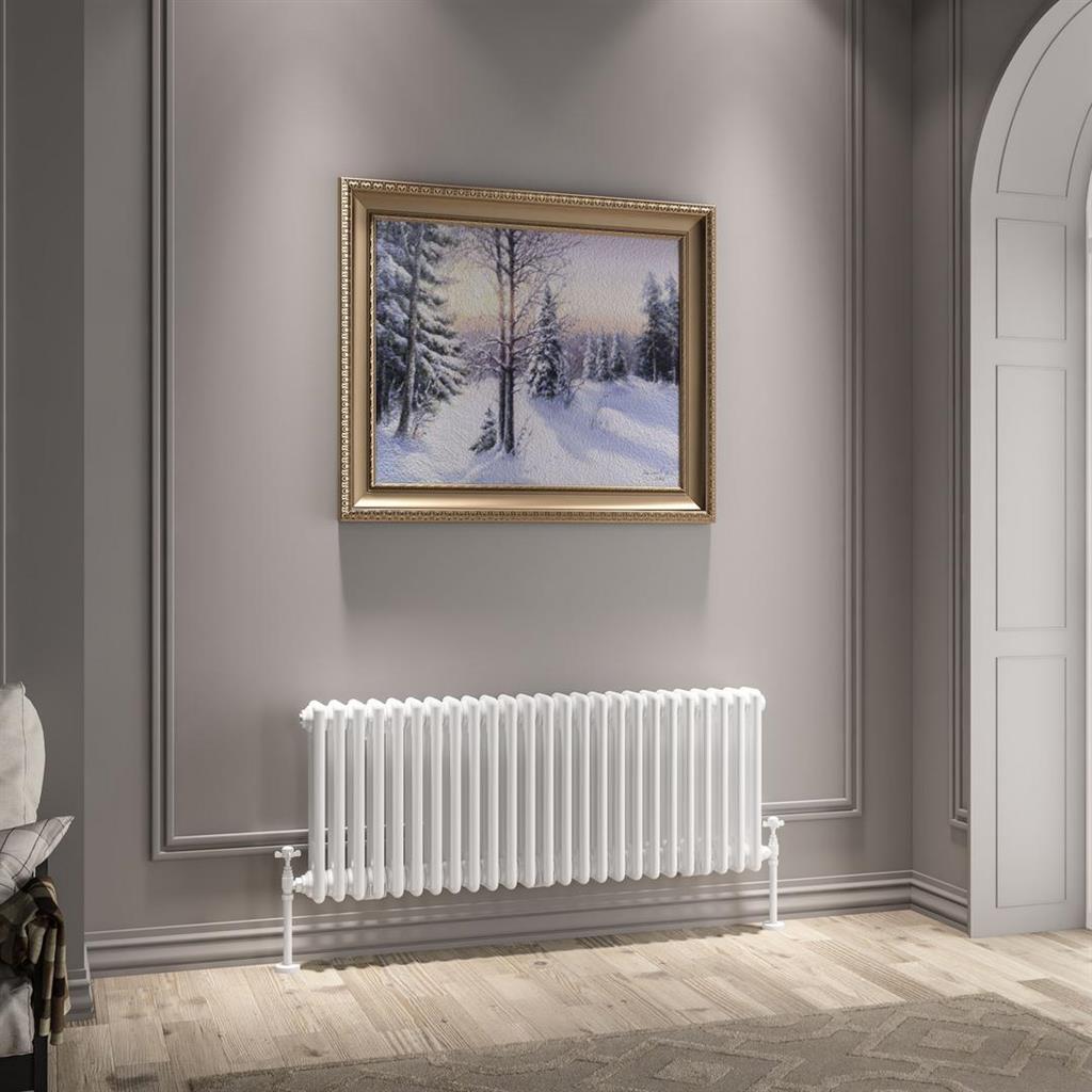 Imperia 3 Column Radiator 450 x 1145mm Gloss White
