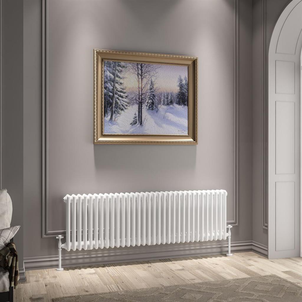 Imperia 3 Column Radiator 450 x 1460mm Gloss White