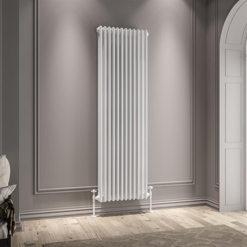 Imperia 3 Column Radiator 1800 x 560mm Gloss White